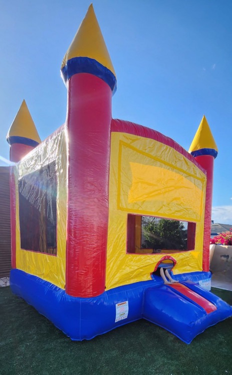 Multi Color Castle Bouncer 13x13