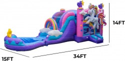 61gU3kkdOuL. AC SL1500 1718140775 unicorn bounce house water slide combo